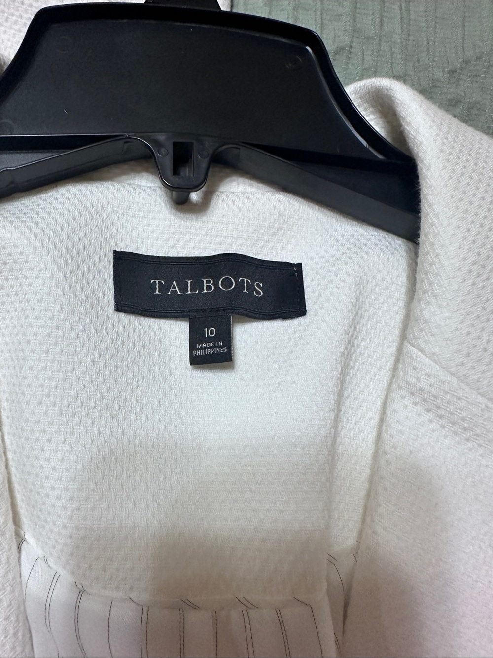 Talbots White Women's Pant Suit - Picture 2 of 5